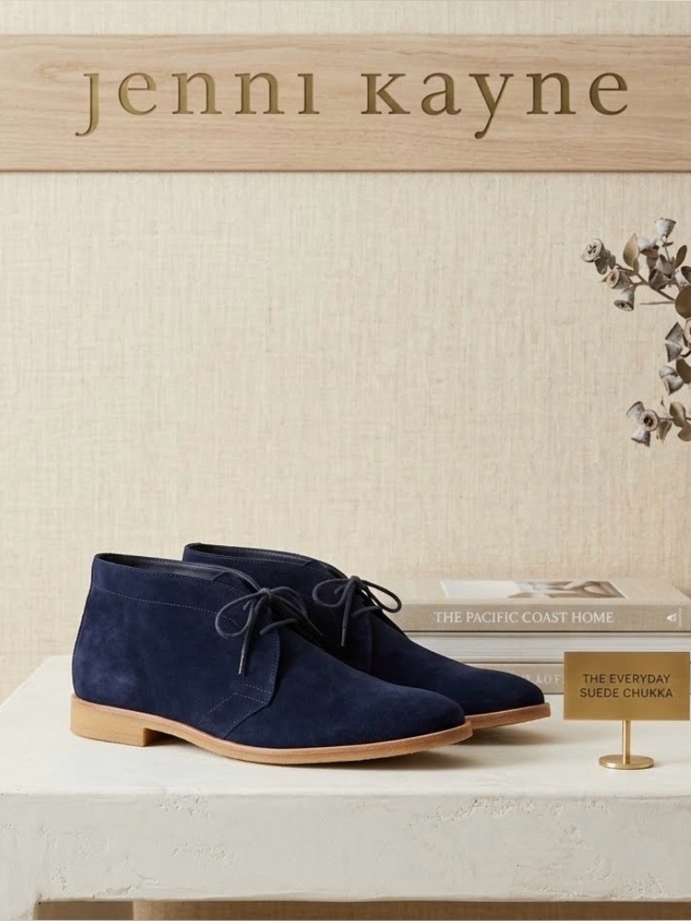 Jenni Kayne Size 8  Navy Suede Ankle Booties Size 38.5